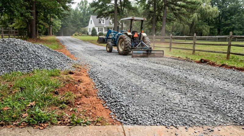 Gravel Driveway Installation & Grading Richmond